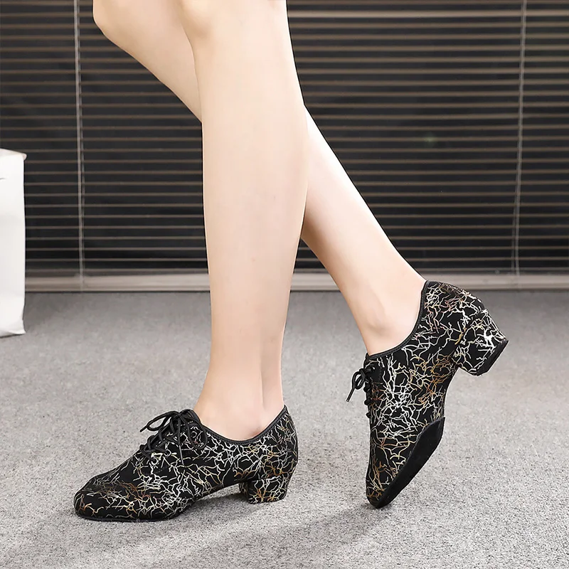 Women Dancing shoes Latin Dance Shoes Ballroom Tango Man latin dancing Shoes For Man Boy Dance Sneaker Jazz Unisex dance shoes