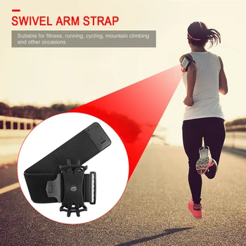 

Sport Armband Belt Cell Phone Case 360 Rotatable Running Gym Fitness Smart Phone Wristband Strap Holder