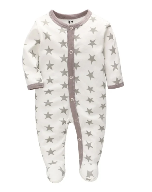 8 Детский комбинезон для новорожденных; хлопковый бархатный комбинезон; Детский комбинезон с длинными рукавами на кнопках - Цвет: 8