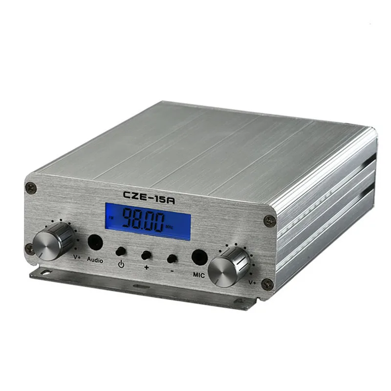 CZH 15A CZE 15 Вт FM радиопередатчик + дипольная антенна DP100 для церкви автомобиля дома