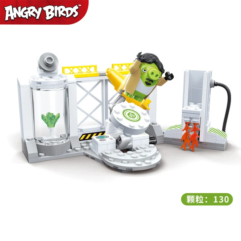 

NEW Movie Cartoon Game Series Birds 2 Pig Doctor Dr. Pig's laboratory Building Blocks Sets Bricks Model Kids Kits Toys Ideas