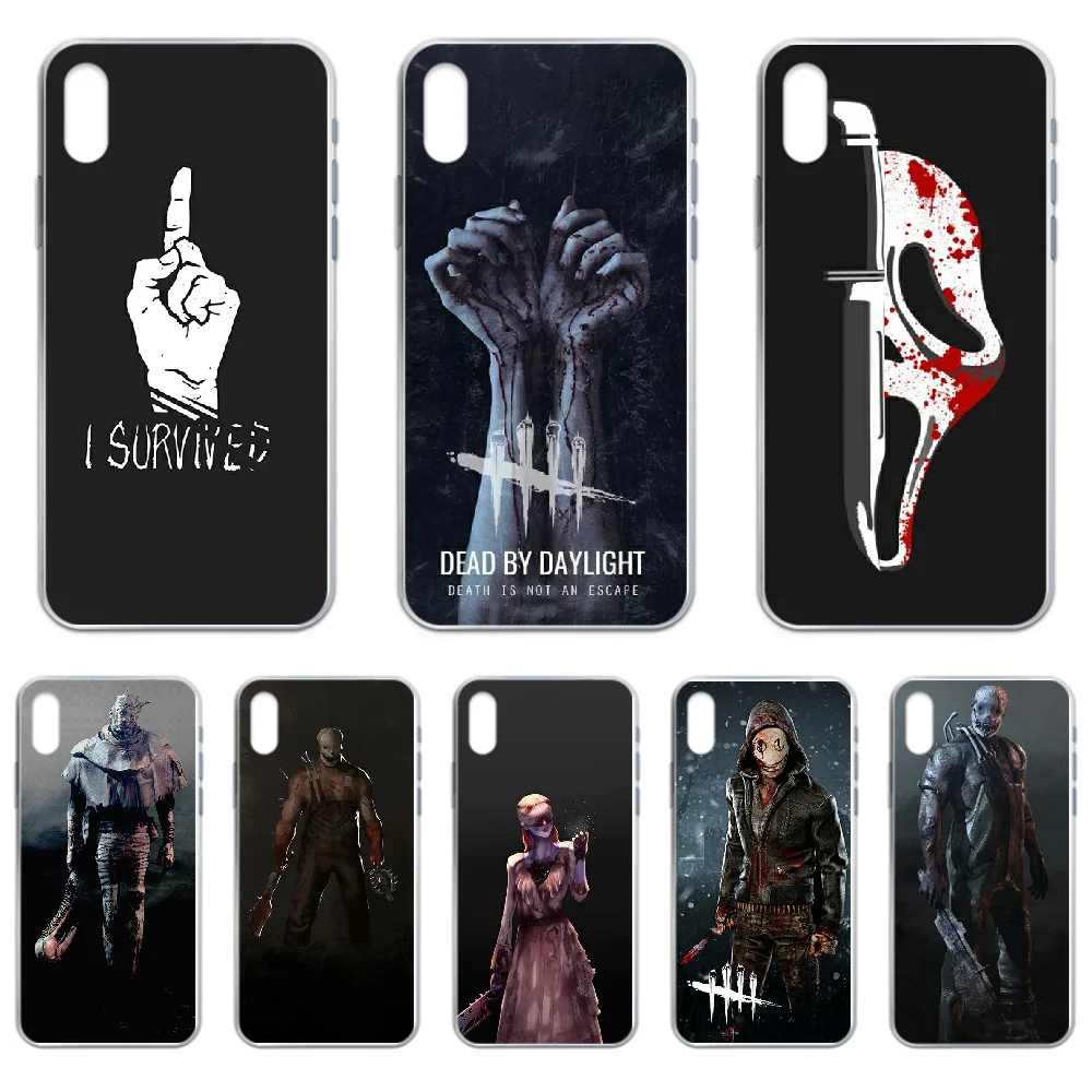 Чехол для телефона Dead by Daylight iphone 4 4S 5 5C 5S 6 6S PLUS 7 8 X XR XS 11 PRO SE 2020 MAX прозрачный чехол