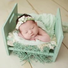 Деревянная Детская Кровать ручной работы новорожденный реквизит для фотографии, винтажный ребенок позирует кроватку новорожденный реквизит для фотосессии,# P2206