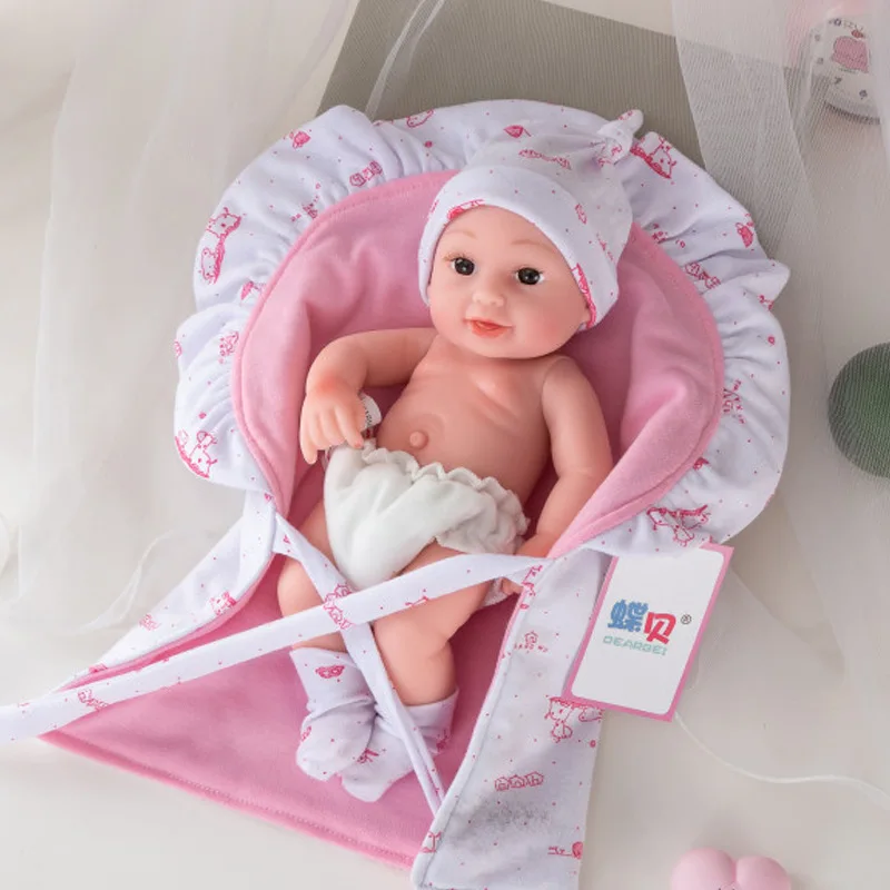 Полностью силиконовые куклы Reborn Baby, милые игрушки Boneca для детей 30 см, реалистичные Мини-куклы Menina, реалистичные игрушки для малышей