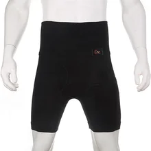 Новые мужские трусы с высокой талией для похудения, Бесшовные дышащие трусы-боксеры для похудения, Корректирующее белье