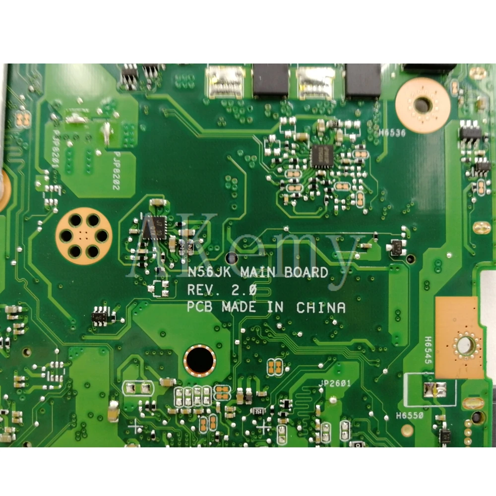 Отправка платы N56JK материнская плата I7 4700HQ GTX850M 2G для For Asus N56J N56 ноутбука