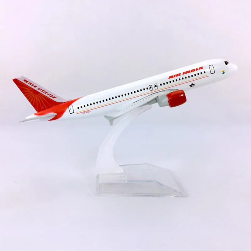 16 см 1:400 Airbus A320-200 модель Air Индия airways airlines с базовым сплавом самолет Коллекционная модель дисплея игрушки