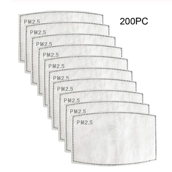 

200 Pcs Filter 5 Layers Activated Carbon Filter
