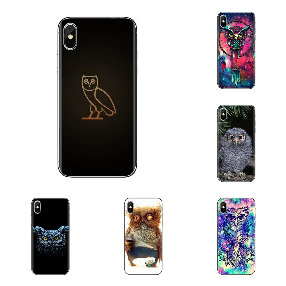 Для htc один U11 U12 X9 M7 M8 A9 M9 M10 E9 Plus Desire 630 530 626 628 816 820 830 нарисованные owlet прозрачной
