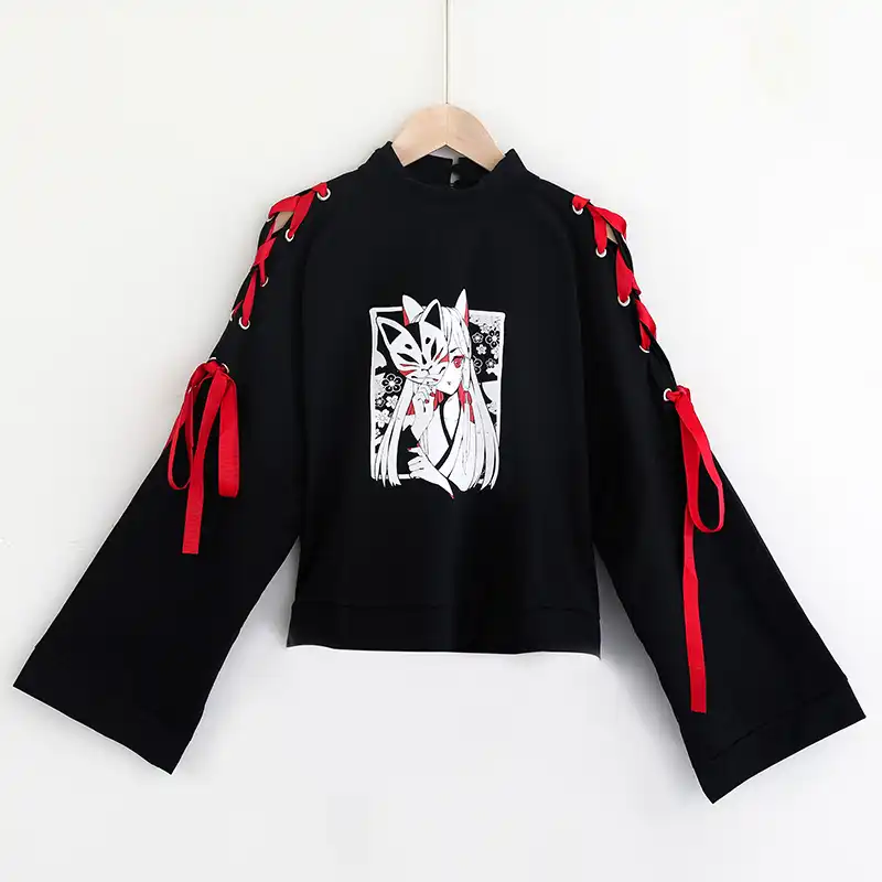 demon fox hoodie