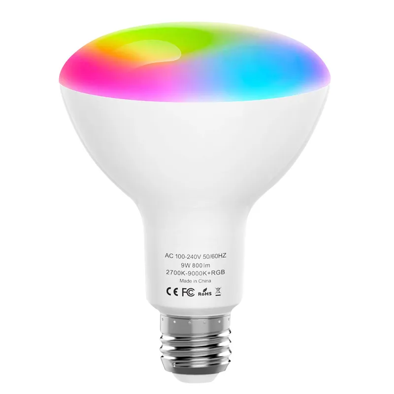 E26 E27 WiFi умный светильник RGB LED светильник, совместимый с Alexa Google Home - Комплект: E26