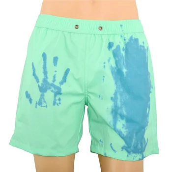 

Magical Change Color Beach Shorts Summer Men Swimming Trunks Swimwear Swimsuit Quick Dry Bathing Shorts Beach Pant