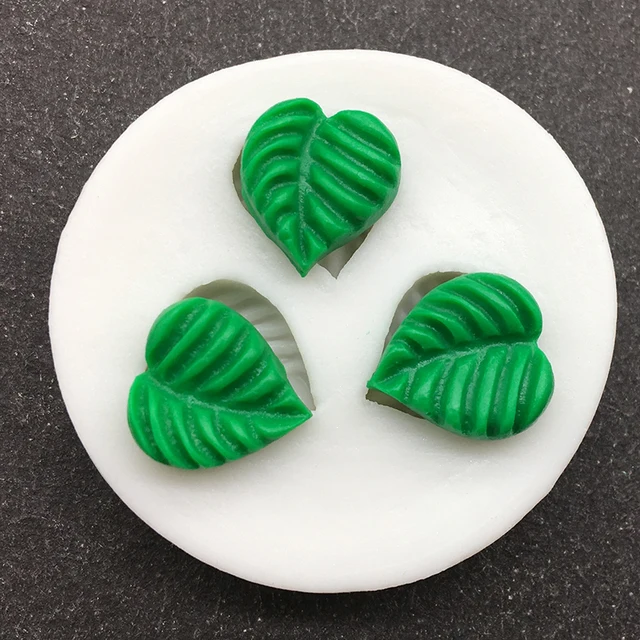 Kis Levél Szilikon Cukorrépa Penész Gyanta Szerszámok Cupcake Sütő Fondant Sütemény Díszítő - Image 5