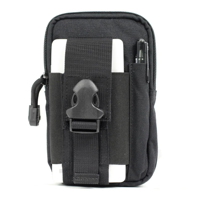 

Outdoor sports purse Tactical Molle Pouch Compact EDC Utility Gadget Waist Bag Pack with Cell Phone Holster
