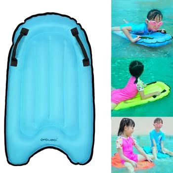 

Surfing Body Board Inflatable Air Mattress Pool Float Kids Adults Beach Surfboard Buoy Board Swimming Floating Mat with Handles
