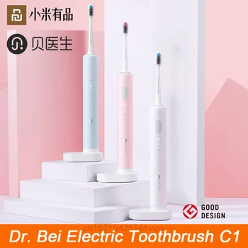 

Xiaomi Youpin Doctor Bei Sonic Electric Toothbrush C1 Rechargeable Ultrasonic IPX7 Waterproof Health Teeth Whiten Deep Clean