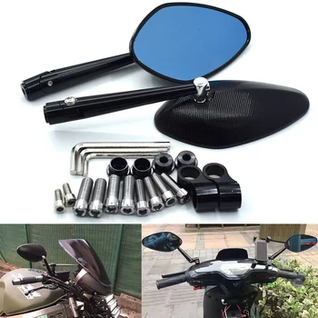 

universal motorcycle side mirror CNC Aluminium rearview mirror For Kawasaki ZX7R ZX9 ZX1100 ZRX1100 ZZR1200 ZG1000 ZX-6/ZZR600