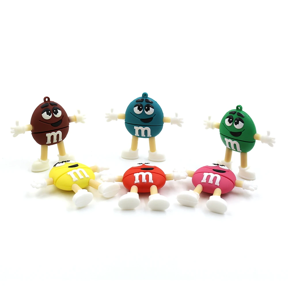 Милый флеш накопитель u диск 32gb 16gb 8gb rainbow beans M & bean usb прекрасный подарок полная