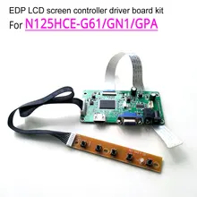 Для N125HCE-G61/GN1/GPA 12," 1920x1080 WLED EDP 30Pin ноутбук ПК ЖК-экран HDMI VGA контроллер дисплея материнская плата драйвера комплект