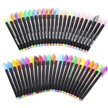 

12/24/36/48 Colors Gel Pen 1.0mm Signature Pen Set Durable Highlighter Pens Study Stationery Neutral Pen Set Delicate