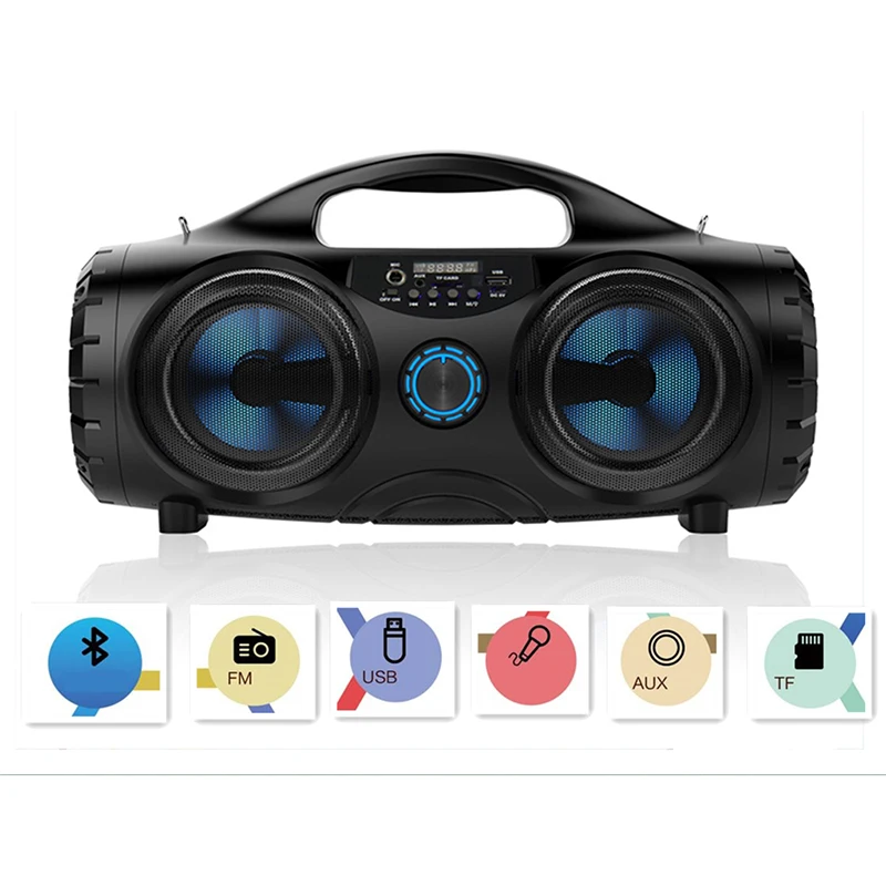 High Power Bluetooth Speaker Super Bass Subwoofer