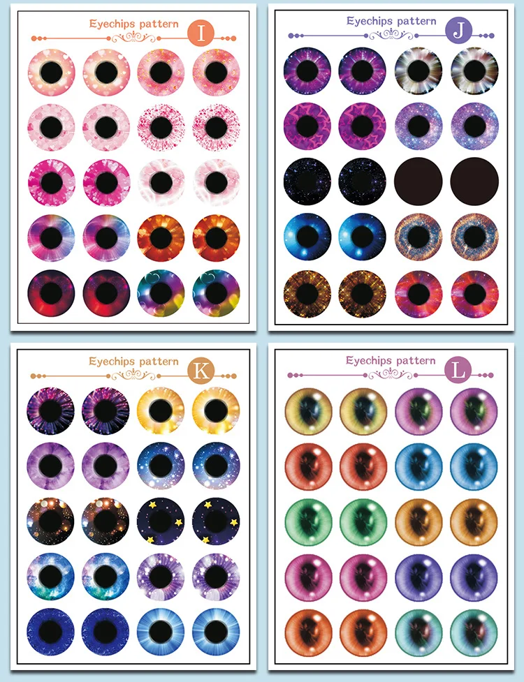 blythe doll eye chips  (3)
