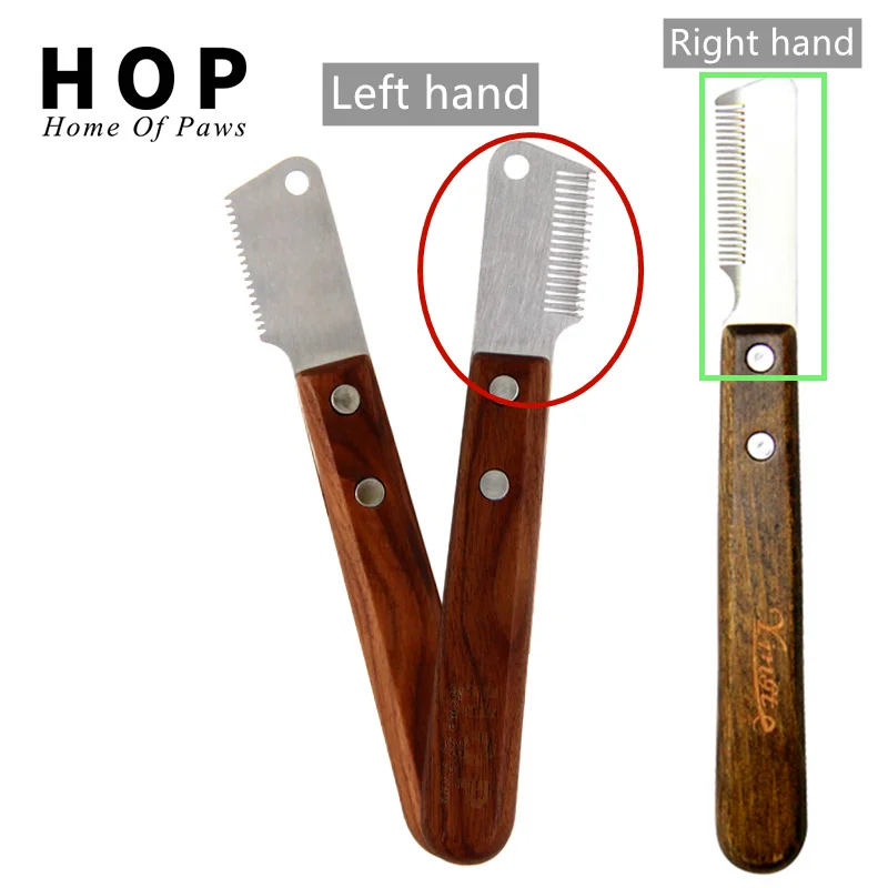 

Dog Hair removal knife Walnut Material Dog-specific grooming tools pet supplies shaving comb Dog accessories