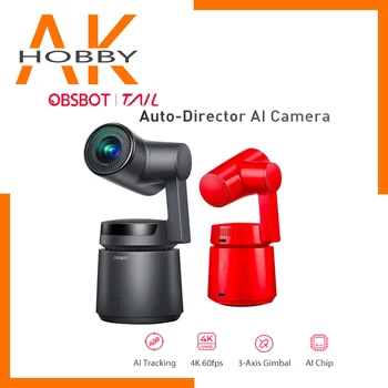 

OBSBOT Tail Auto Director Ai Camera 4K Video Camera AI Tracking Shooting 1850Mah 360 4k 60fps OBSBOT Tail Ai Camera