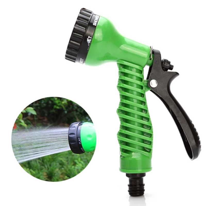 1PCs Garten Wasser Spritzen 7 Muster Wasser Pistole Haushalt Bewässerung Schlauch Spritzpistole Für Auto Waschen Reinigung Rasen Garten liefert|Garten-Wasserpistolen| -