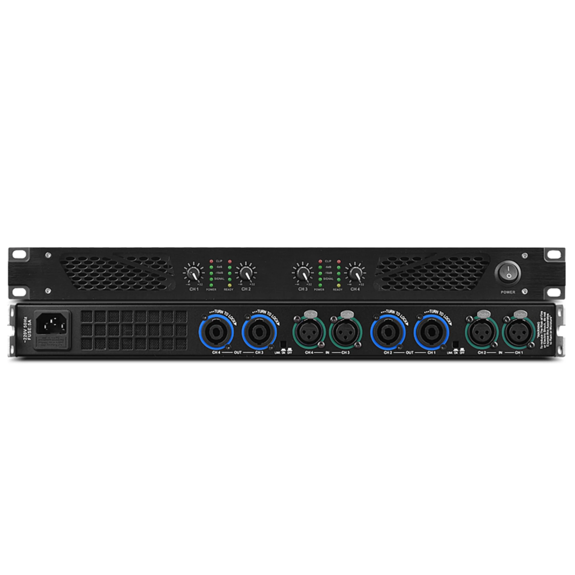 Paulkitson M4350 Профессиональный цифровой усилитель мощности 1U - Цена: 27 222,63 руб.