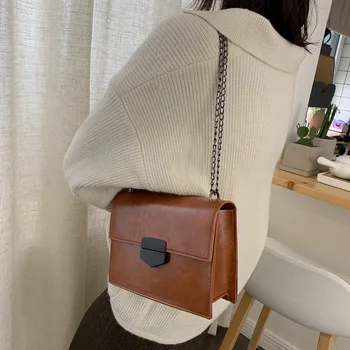 

2020 new Korean version of the retro high-quality small bag female chain shoulder messenger bag channels handbags women bag
