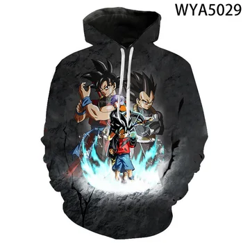 

2020 New Men Women Children Dragon Ball Hoodies Casual Fashion 3D Printed Pullover Hooded Sweatshirts Boy Girl Casual Hoody Tops