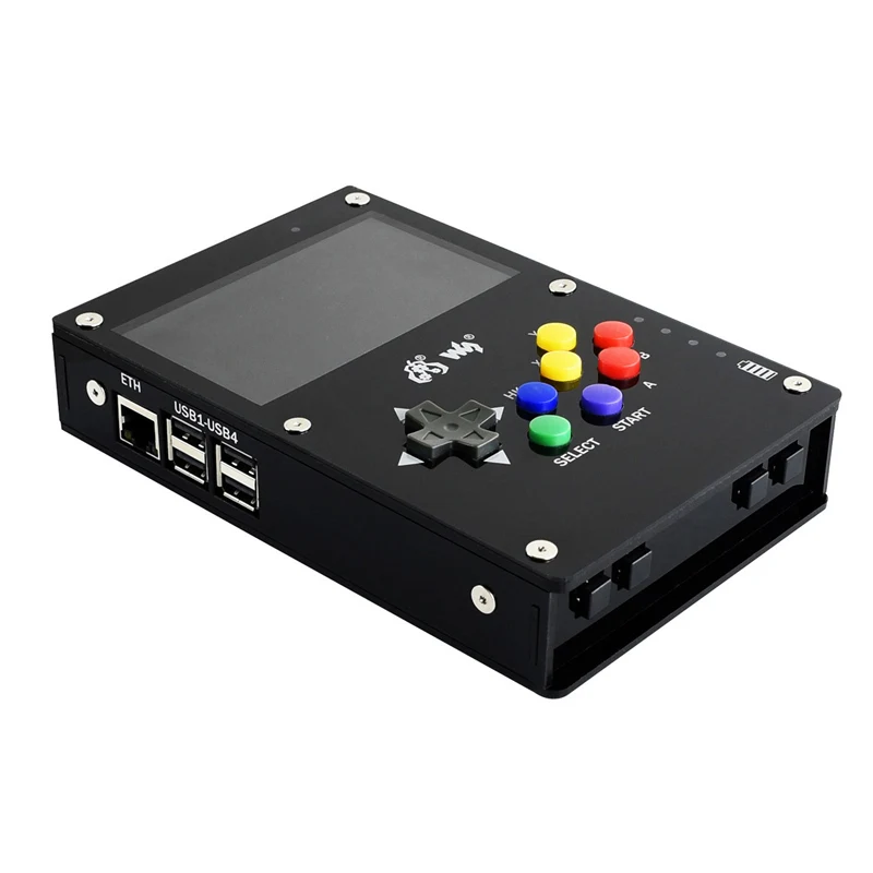 Gamepi 43 Retro Handheld Game Player With Raspberry Pi 3B 4.3inch Video Game Console Support GBA/ NES...Included 10000 Games