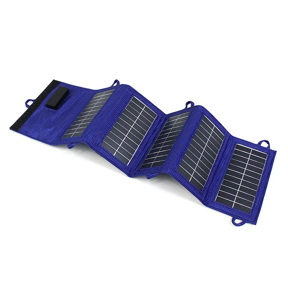 Folding 5W Solar Cells Charger 5V 1A USB Output Devices Portable Panels for Smartphones | Электроника