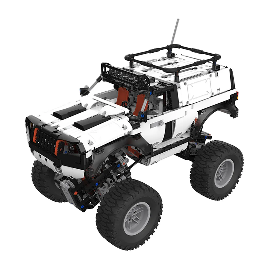 

1500Pcs Moc Electric RC 4WD Off-Road Vehicle Bricks Small Particle 2.4 G Intelligent RC Vehicle