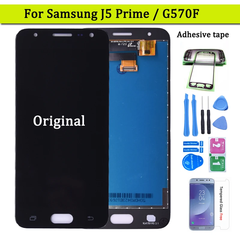 Для Samsung GALAXY J5 Prime SM-G570F G570Y G570M ЖК-дисплей и сенсорный экран дигитайзер в сборе
