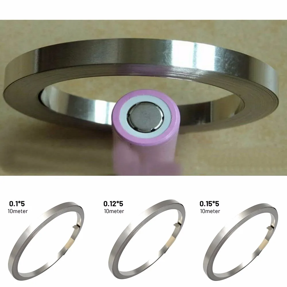 hot air station 10m 0.1/0.12/0.15mm 5mm Nickel Strip Li-ion Battery Nickel Sheet Plated Steel Belt Strip Cell Spot Welding For 18650spot Welding gas welding machine