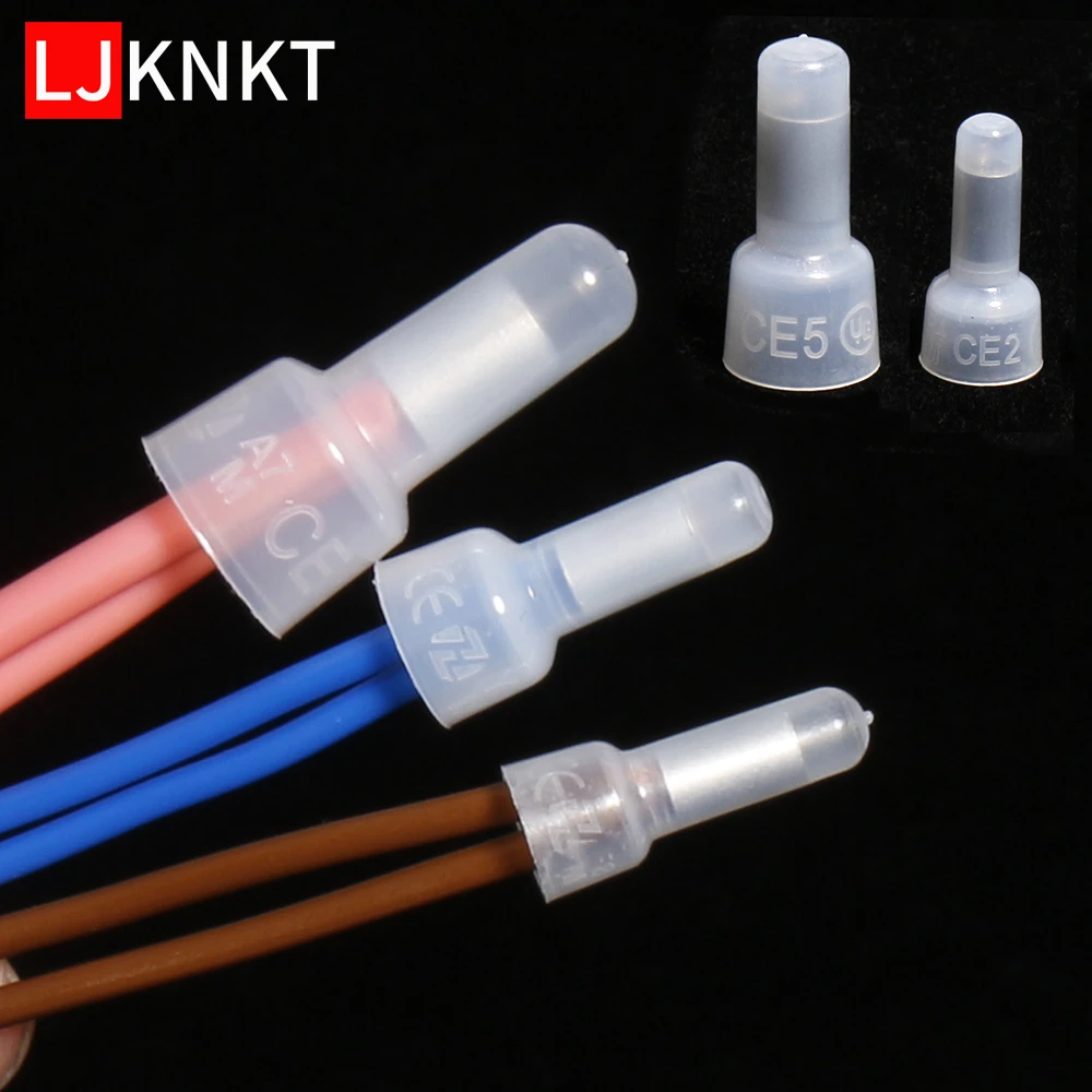 Nylon Closed End Crimp Caps Electrical Wire Cable Splice Terminals