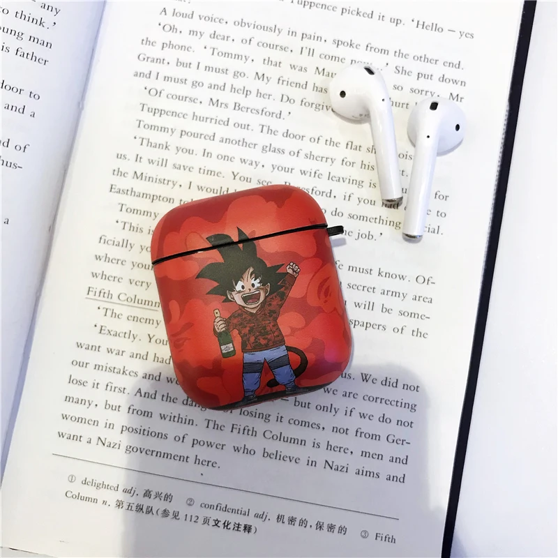 Чехол для наушников с мультяшным японским Аниме Драконий жемчуг, Bluetooth, для Apple Airpods Pro, забавный, милый, Наруто, силиконовый, беспроводной чехол для наушников - Цвет: for Airpods 2 1