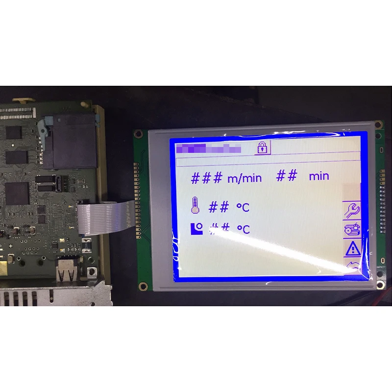 novo compatível polegada para azul branco display lcd led backlight
