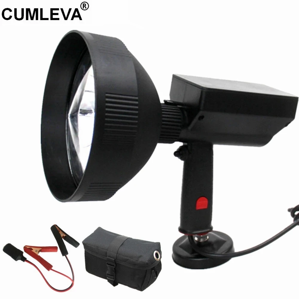 12V 7 'ཟ W/55 W/75 W 3500/4500/7000LM HID охотничий ручной прожектор 175 мм Поиск портативная