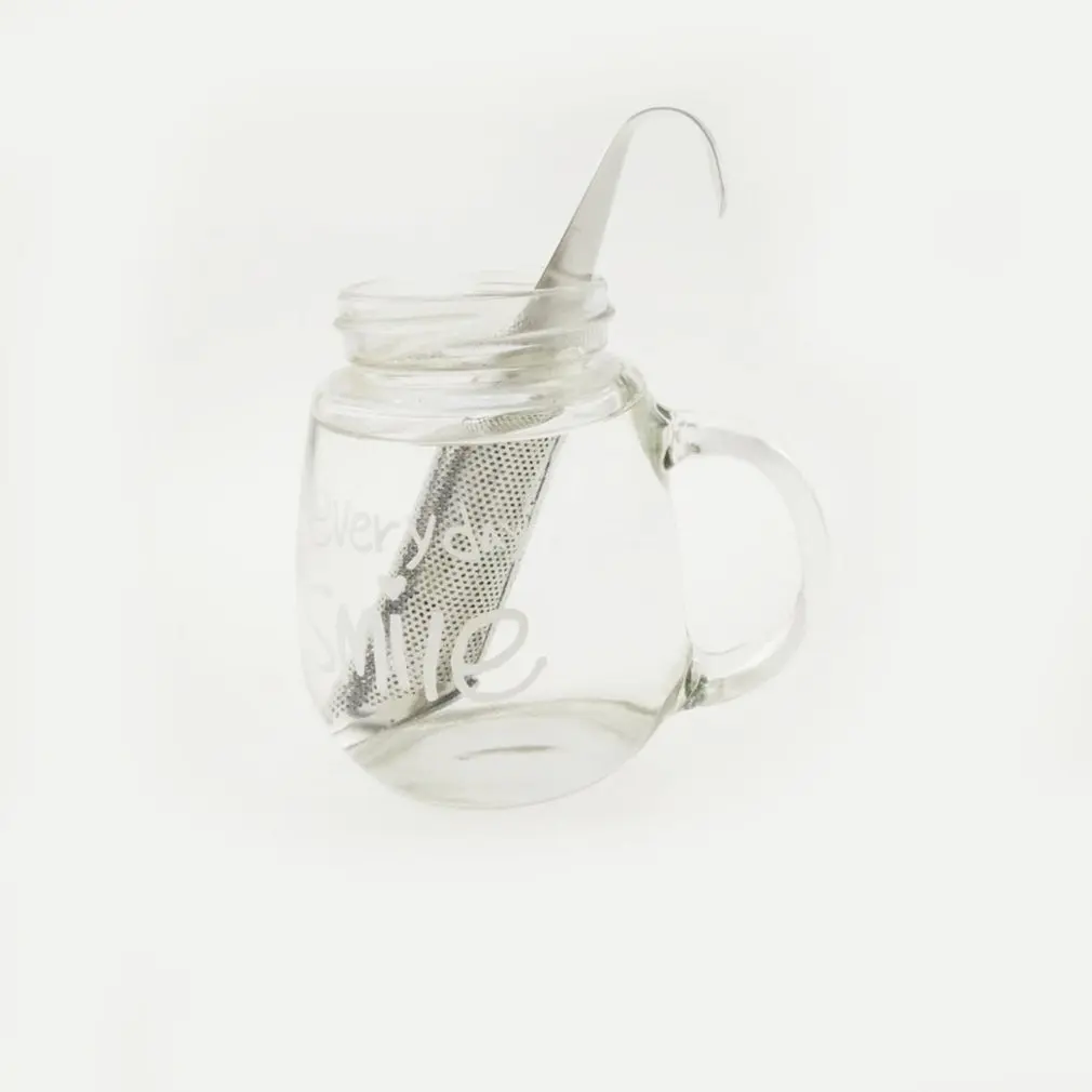 Tea Strainers Stainless Steel Hanging Loose Tea Mesh Elongated Stick Infuser Tea Strainer Filters Interval Diffuser