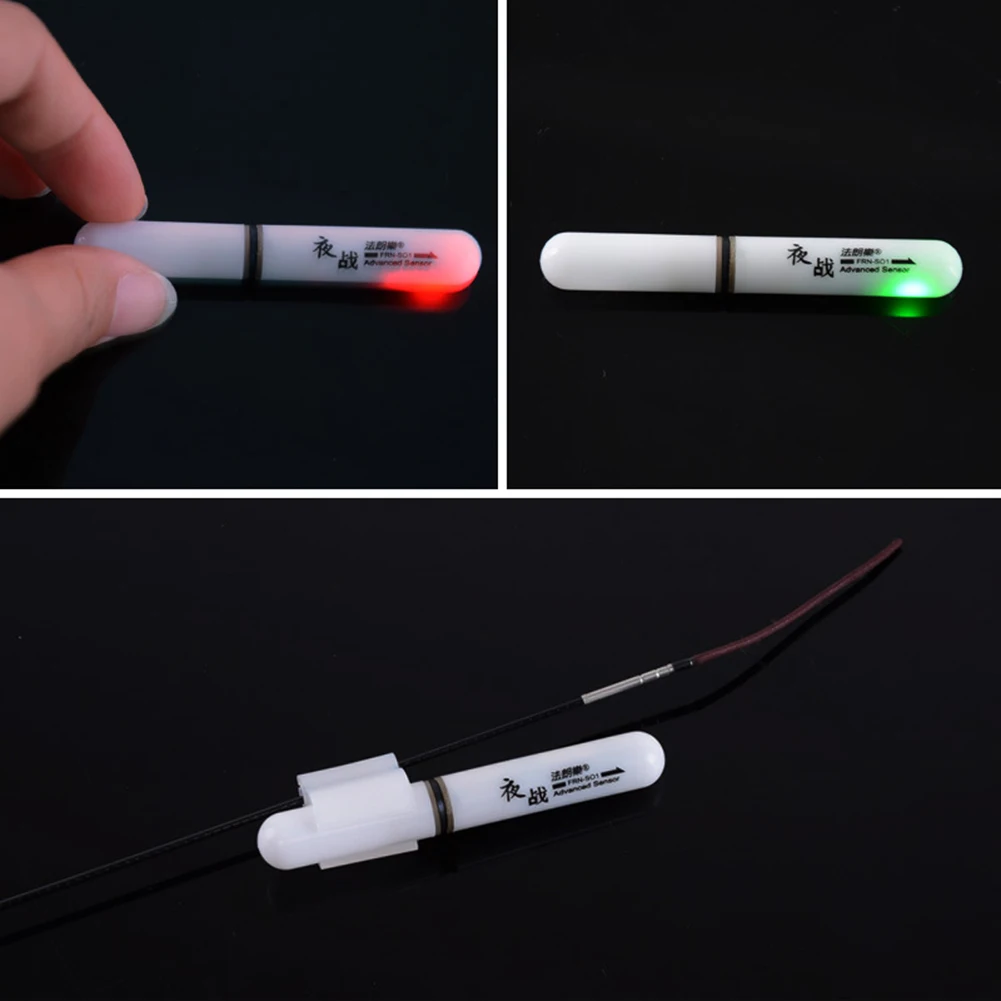 Alarme électronique LED pour pêche de nuit - Clip lumineux étanche pour canne à pêche