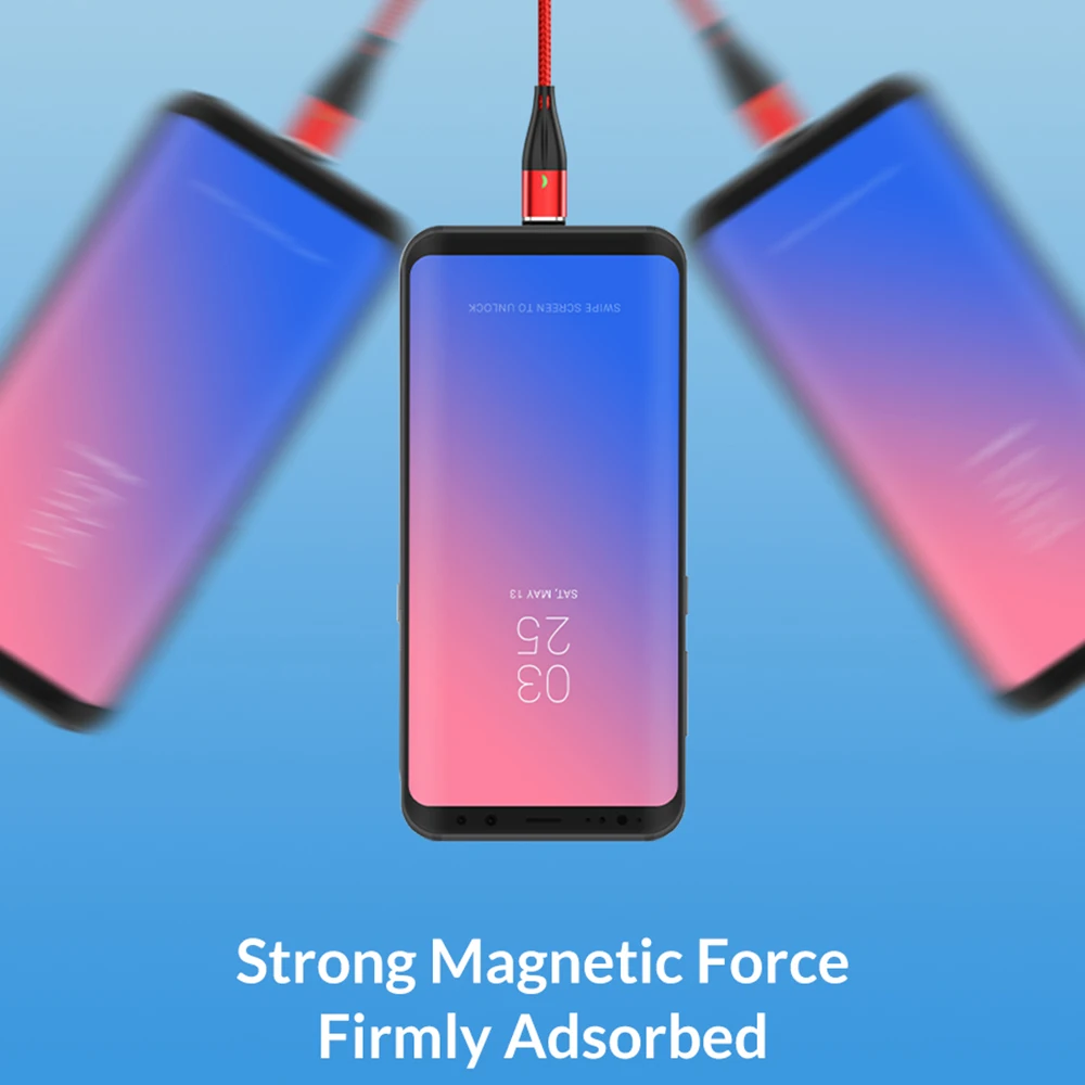 Micro USB кабель Магнитный 3A Быстрый зарядный для Xiaomi Redmi Note 5 Pro синхронизации данных