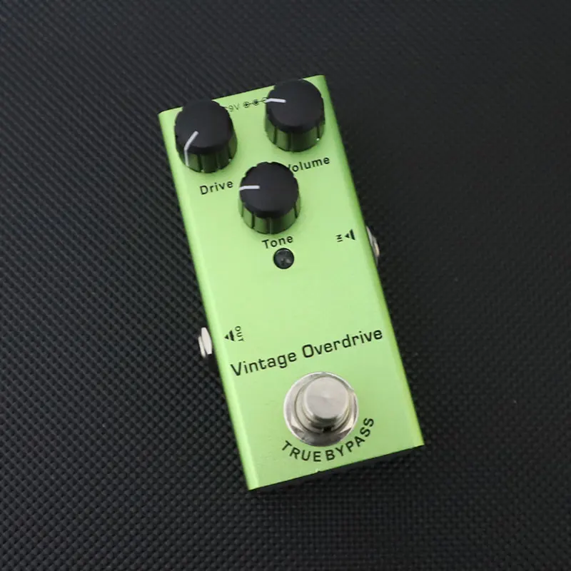 

High Quality Guitar Effect Pedal Effects Vintage Overdrive True Bypass with DC 9V Power Supply Paper Box Package