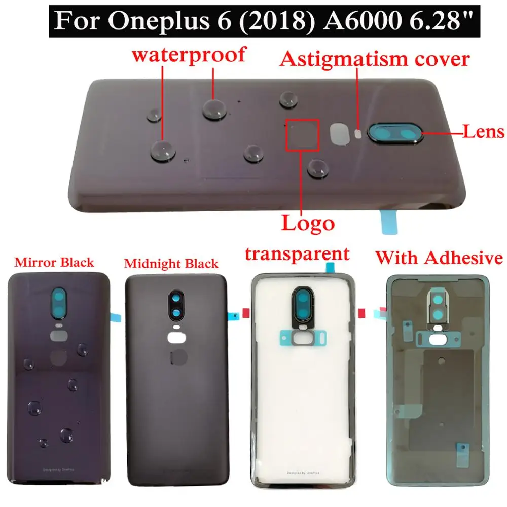 6,2" для Oneplus 6 1+ 6 A6000 A6003 задняя дверь корпус крышка батареи