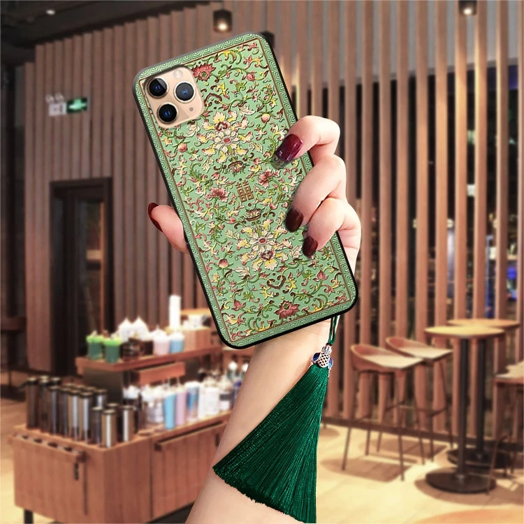 3D рельефный чехол s для samsung Galaxy Note 10 Plus 5G Note 9 8 S10 S10e S9 S8 чехол с кисточками и ремешком Мягкий силиконовый чехол Funda - Цвет: J with Lanyard