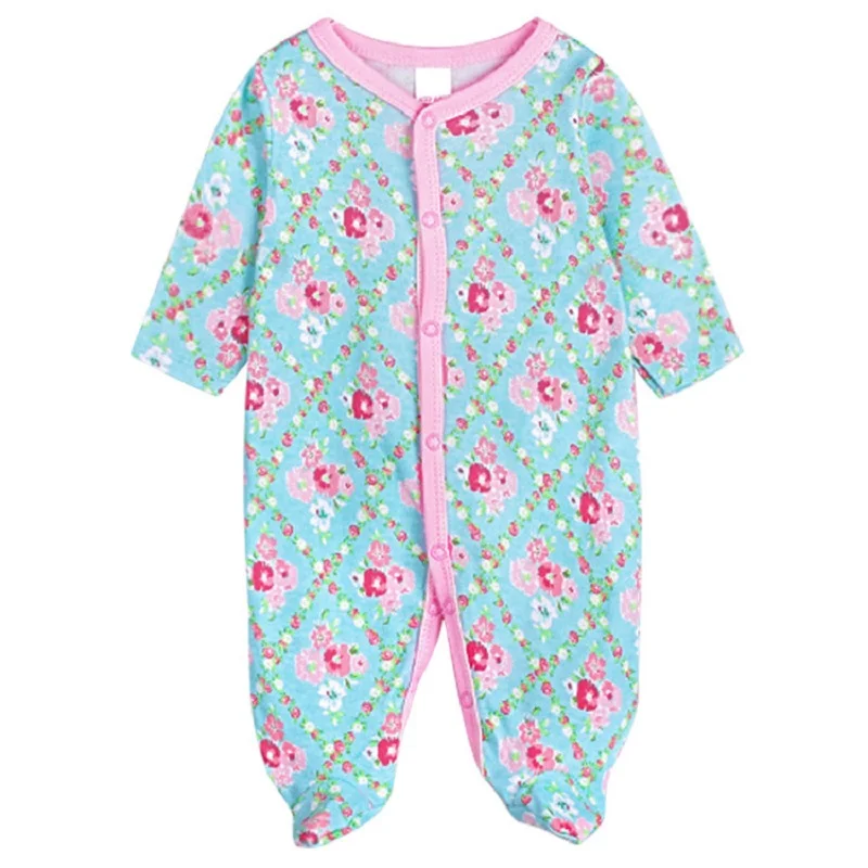 Детский комбинезон унисекс с длинными рукавами для новорожденных 0 12 месяцев 3