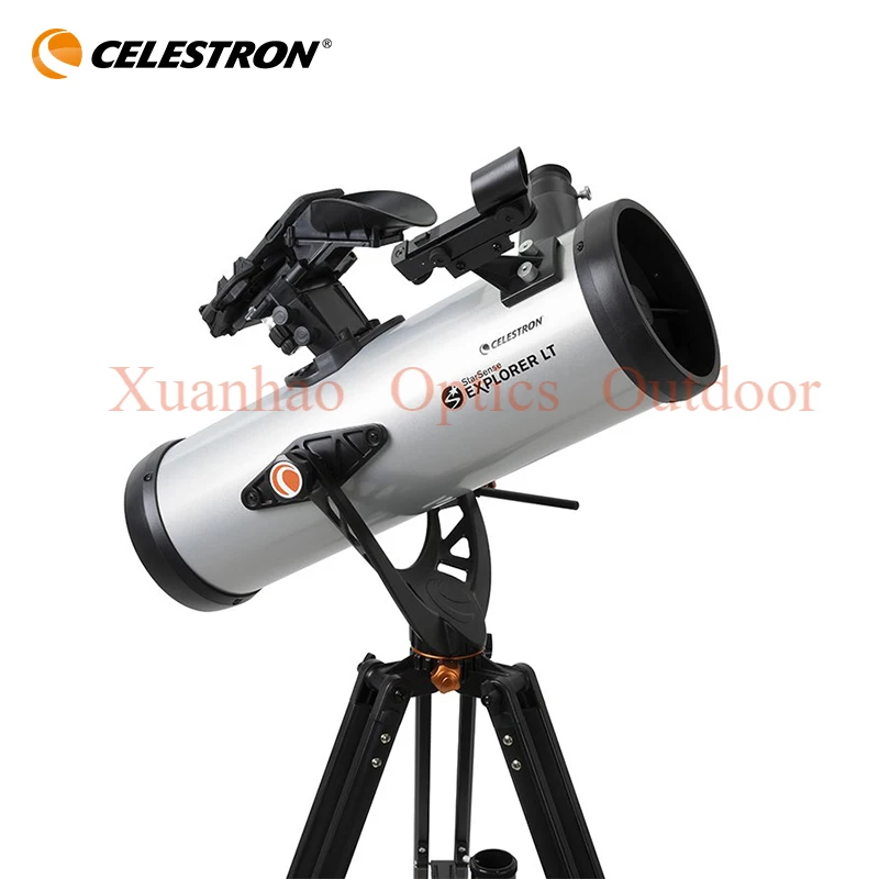 Celestron StarSense Explorer SSE LT 114AZ Smartphone App-Enabled Professional 114mm Newtonian Reflector Astronomical Telescope |