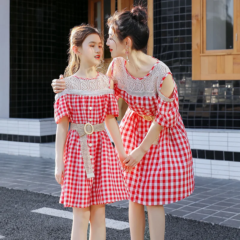 girls checkered dress